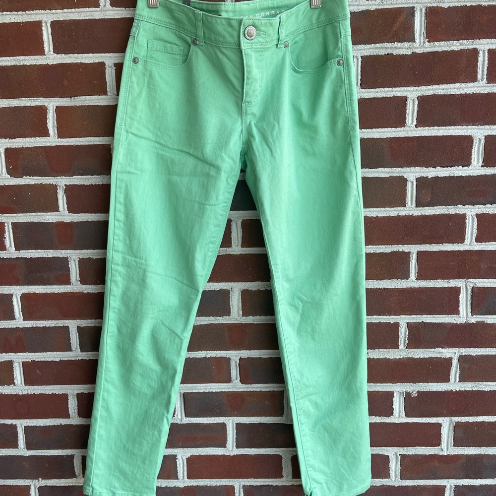 LC Lauren Conrad Light Green Skinny Jeans 4